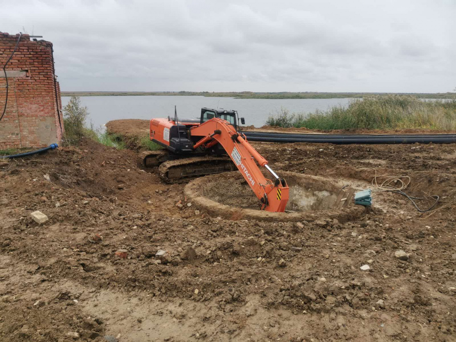 В рамках федерального проекта «Чистая вода» ведется строительство станции подготовки воды на Ахмато-Лавровском водохранилище